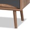 Baxton Studio Leane ModernNatural Brown Finished and Multi-Colored Wood 3-Drawer TV Stand 196-12081-ZORO - alternate 10